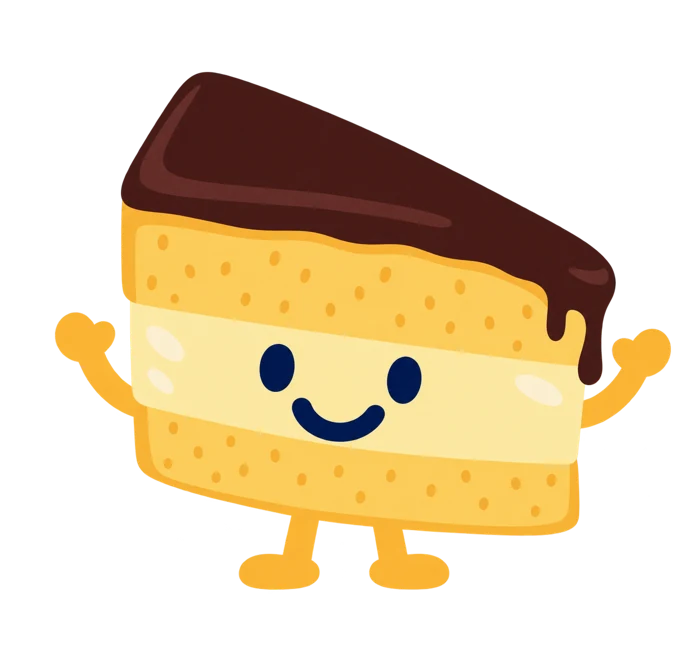 Tuuths Boston Cream Pie character